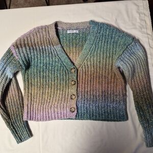 Arizona Jean Company Pastel Gradient Cardigan